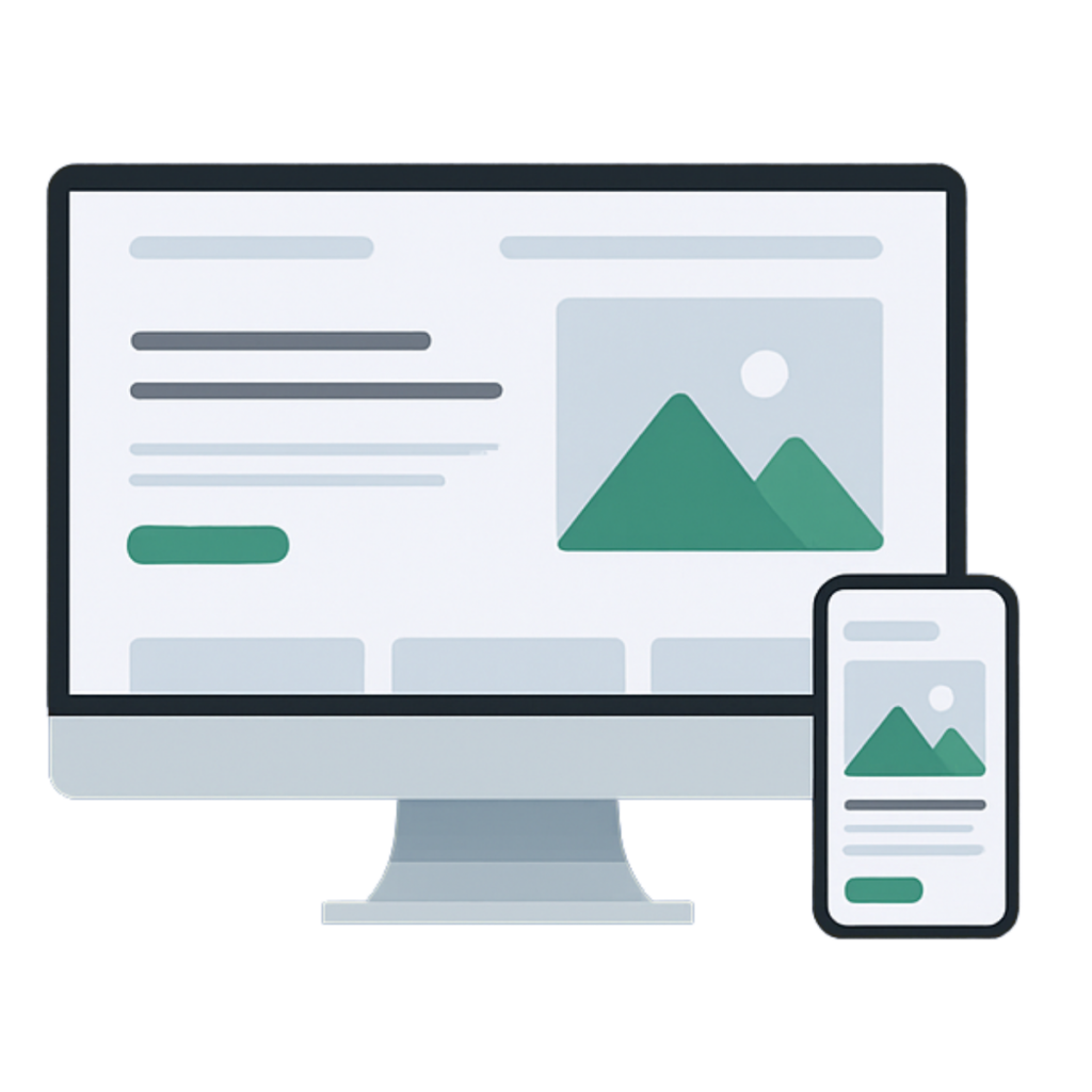 Logo ordenador y móvil fondo trasparente